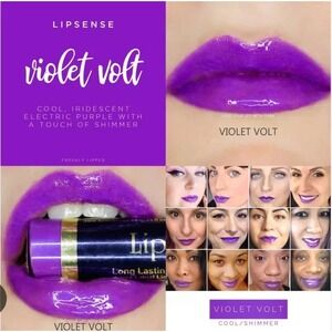 Lipsense Violet Volt Long Lasting Lip Liquid Lip Color by SeneGence Frost Pink